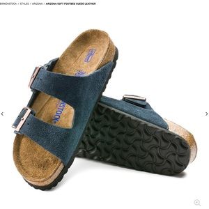 Sold out online Birkenstock’s Arizona soft bed Navy